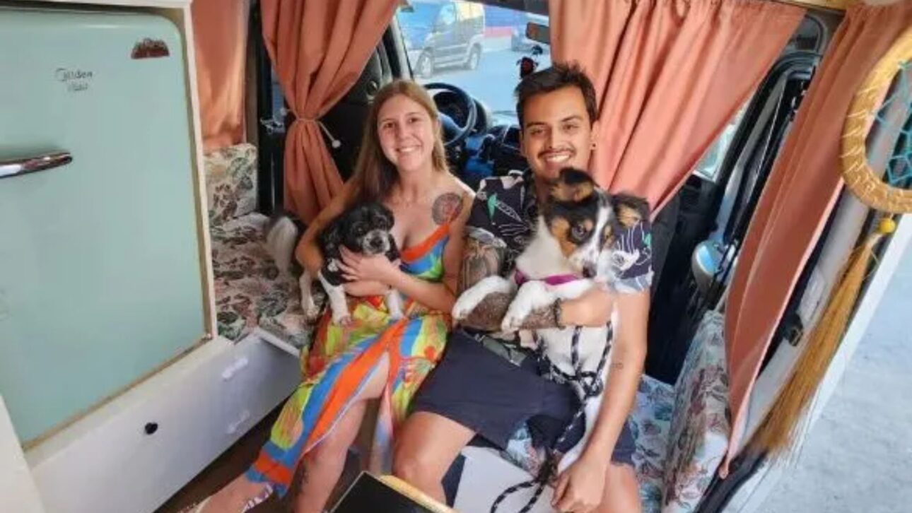 Casal troca apartamento alugado por van adaptada, reforma o motorhome em oito meses e inicia projeto para viajar pelo Brasil e pelo mundo.