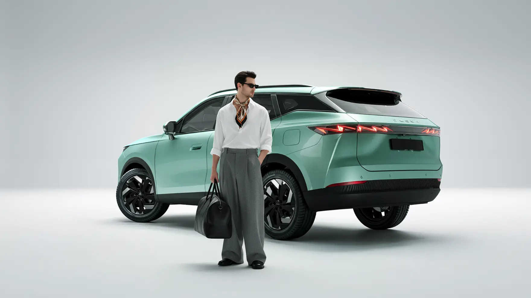 OMODA 7 transforma carro em expressão estética global ao unir design automotivo e moda em Londres