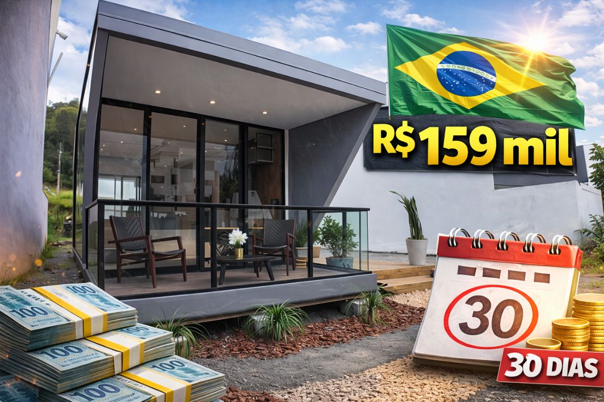 Casa cápsula brasileira em fibra de vidro custa R$ 159 mil, fica pronta em 30 dias e pode ser levada para qualquer lugar do Brasil. Conheça o modelo.