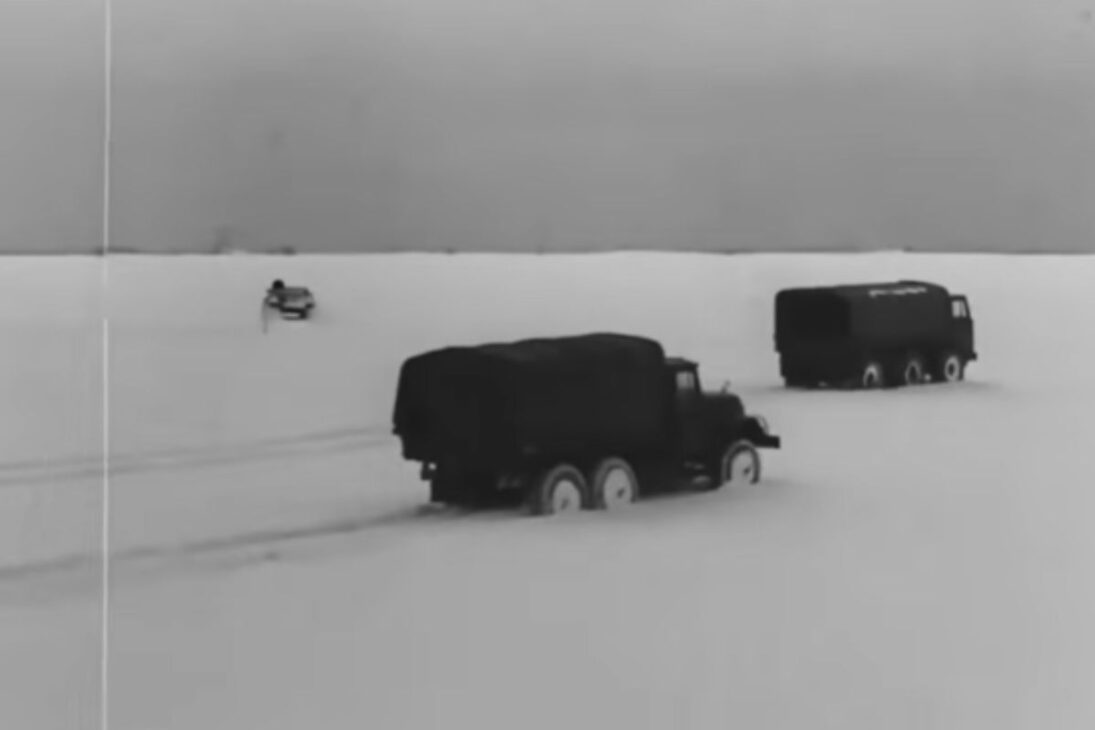 Caminhões militares no inverno russo usavam aquecedor na caçamba para proteger soldados do frio extremo.
