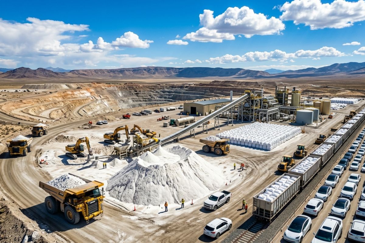 O “ouro branco” de Thacker Pass caldeira de McDermitt pode valer US$ 1,5 trilhão e guardar quase metade do lítio do mundo; 40 mil tano dariam baterias para 800 mil carros elétricos