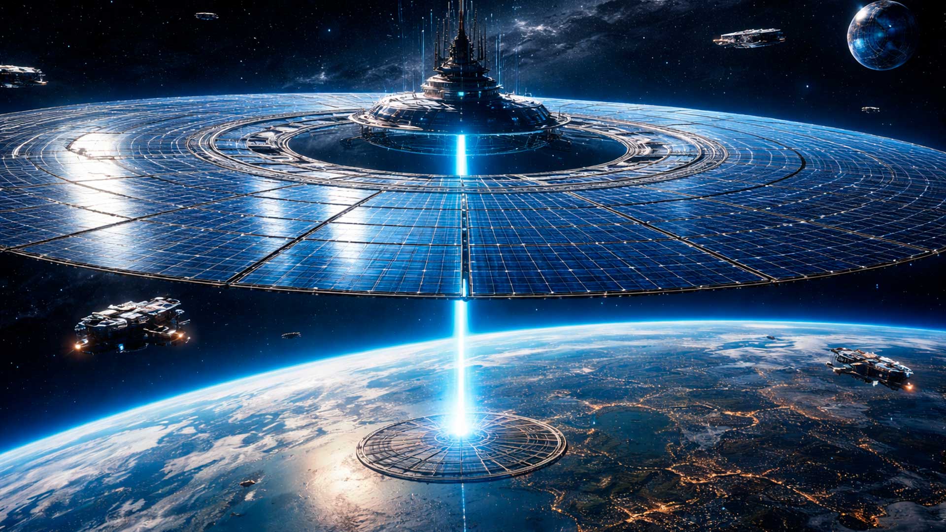 Sem nuvens, sem noite e com limites para ampliar energia constante na Terra, China acelera plano de usina solar no espaço para transmitir eletricidade sem fio ao planeta