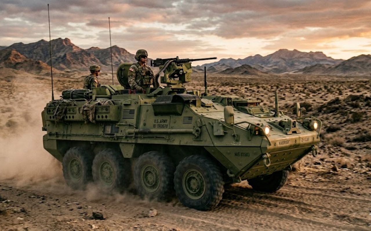Stryker: veículo blindado de combate do Exército dos Estados Unidos alia velocidade e proteção.