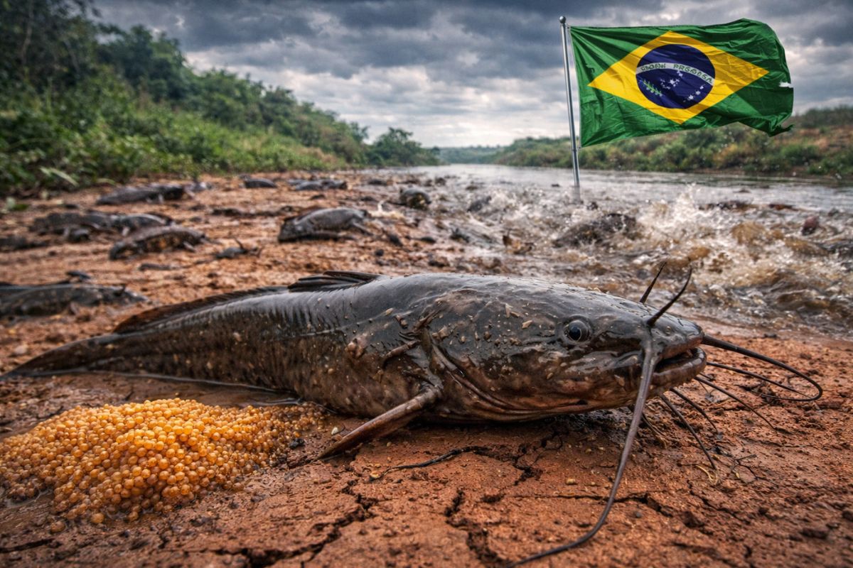 Um peixe que sobrevive fora da água e bota 80 mil ovos está invadindo rios do Brasil. O bagre africano ameaça espécies nativas e ninguém consegue pará-lo.