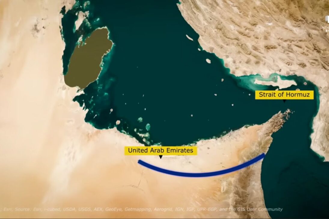 Estreito de Ormuz em alerta: Canal de Musandam desviaria navios-tanque do Golfo Pérsico, mas oleodutos e novo gargalo elevam riscos.