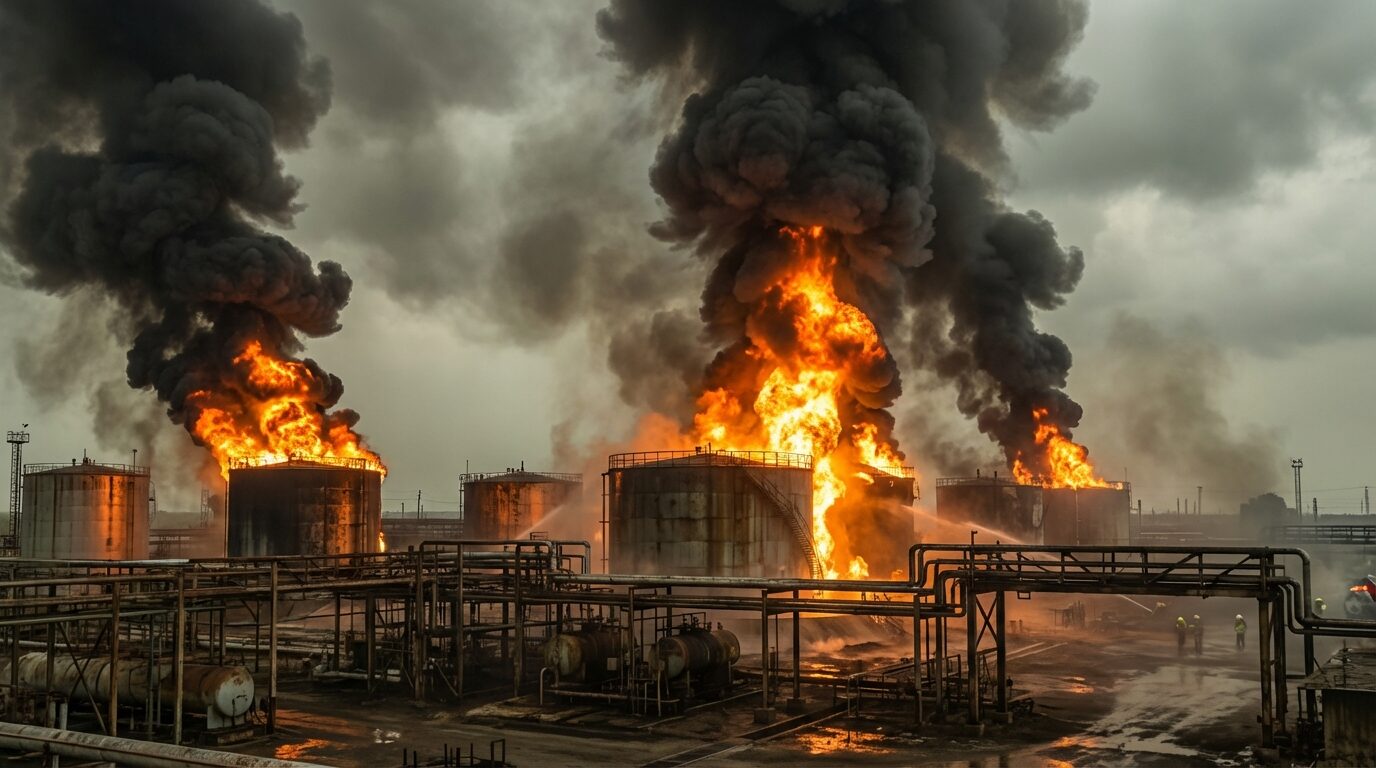 Após bombardeios a depósitos de petróleo no Irã, alerta de chuva ácida expõe risco de danos aos pulmões e ao ambiente e acende corrida por orientações claras