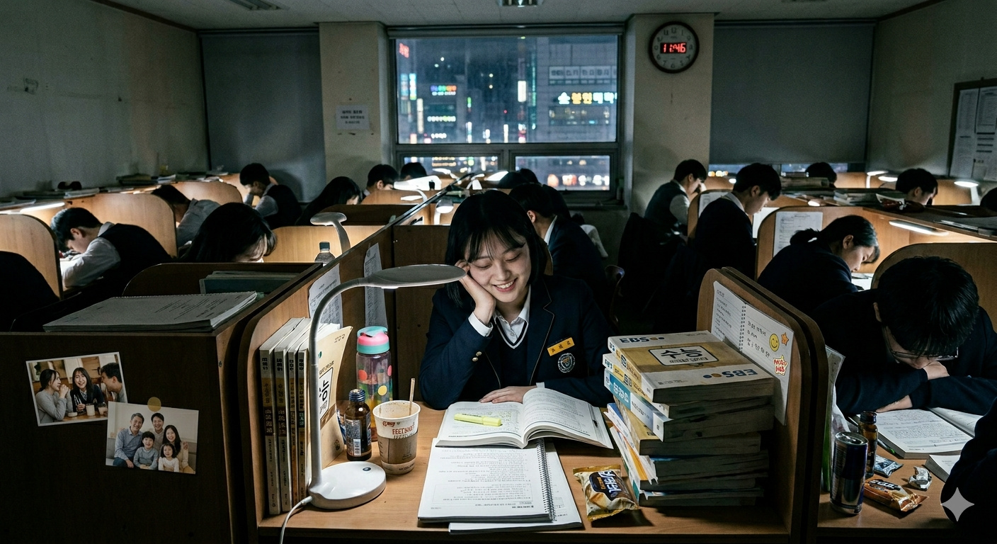 Na Coreia do Sul, adolescentes estudam das 7h à meia-noite desde a educação infantil, 46% dos estudantes do ensino médio de Seul têm depressão e o país registra a menor taxa de natalidade do mundo desde 2013