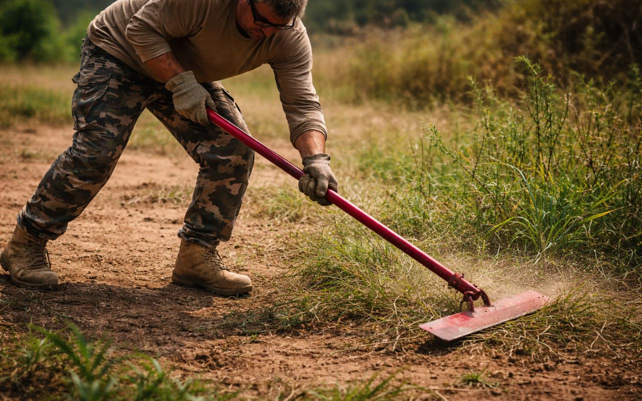 Um homem desenvolveu uma roçadeira econômica e prática que promete facilitar o trabalho rural com eficiência e baixo custo.