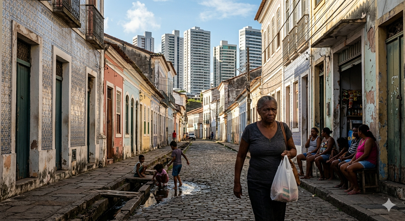 A capital do Maranhão, São Luís, aparece entre as capitais com maior pobreza do Brasil, tem uma das menores rendas médias do país e convive com níveis de desigualdade que colocam a cidade entre as mais críticas do cenário urbano nacional