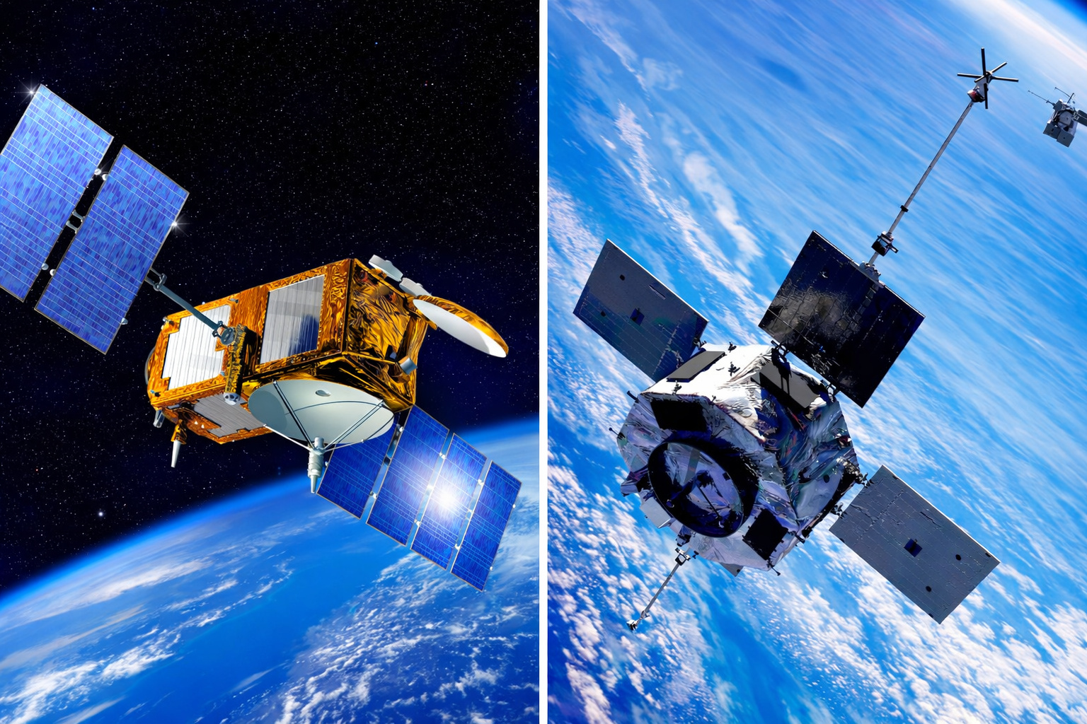 satélite que funciona sem combustível ar da atmosfera