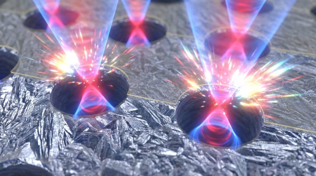 Vazios de Mie aprisionam luz no ar e destravam a óptica não linear em materiais 2D, ampliando emissão e conversão de frequência sem mexer nas camadas