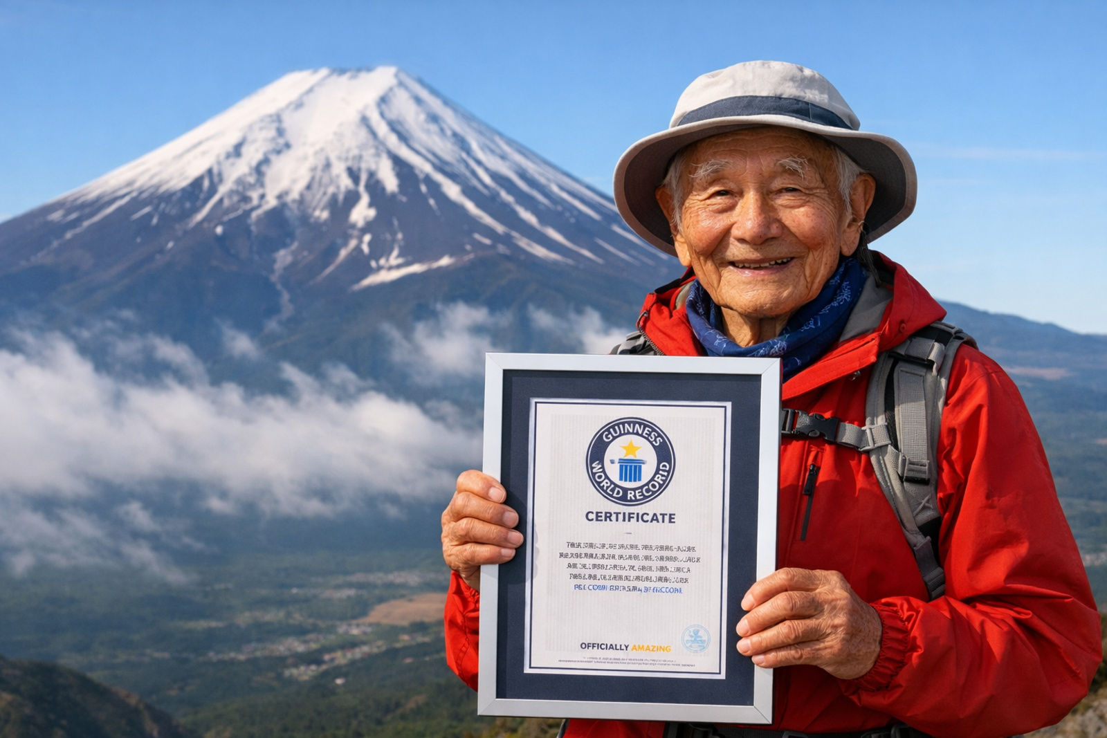 Idoso, Monte Fuji, Guinness