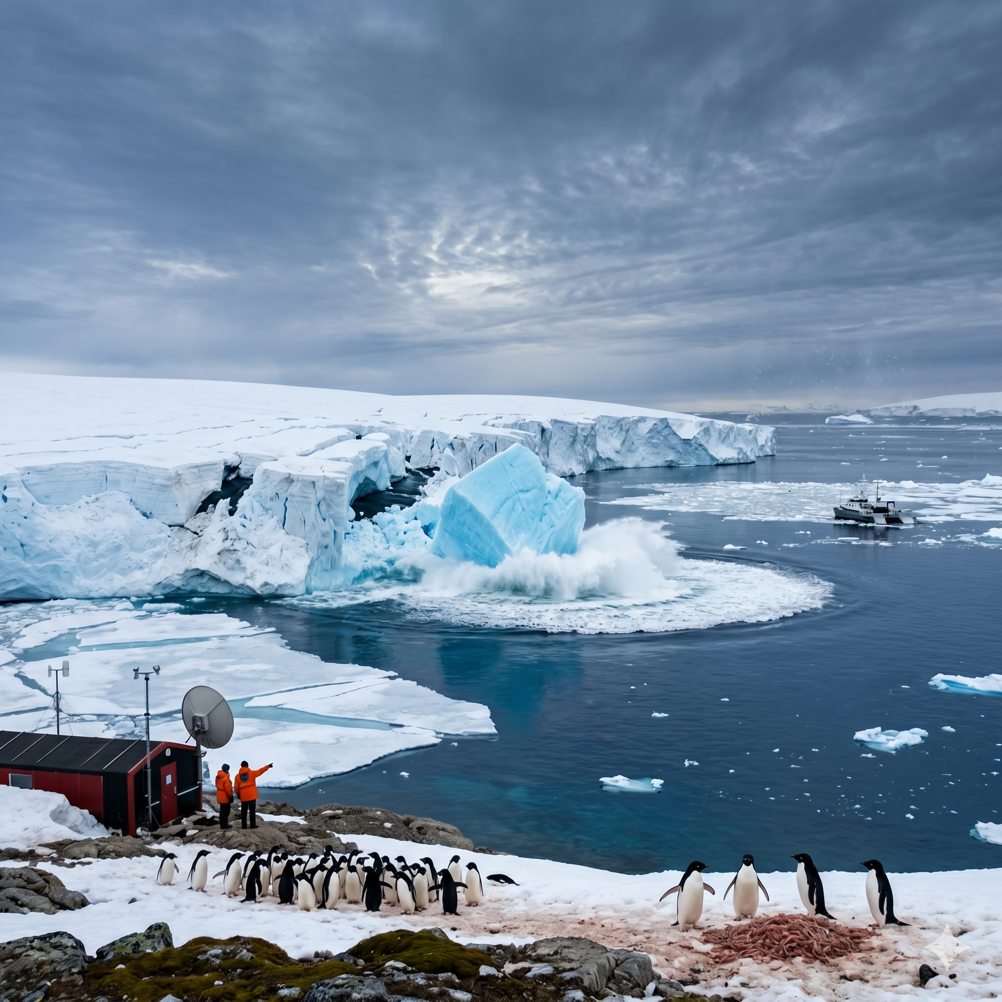 A Antártida pode aquecer 1,4x mais rápido que o restante do Hemisfério Sul nas próximas décadas, e cientistas alertam que o oceano ao redor do continente pode acelerar degelo, perda de gelo marinho e falhas em ecossistemas polares