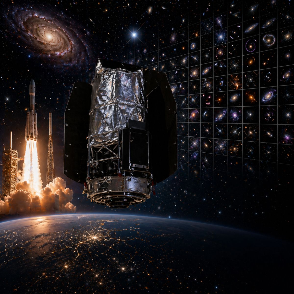 A NASA lança em setembro o telescópio Roman com campo de visão 100x maior que o James Webb. Fará em 1 ano o que o Hubble levaria 2.000 para concluir.