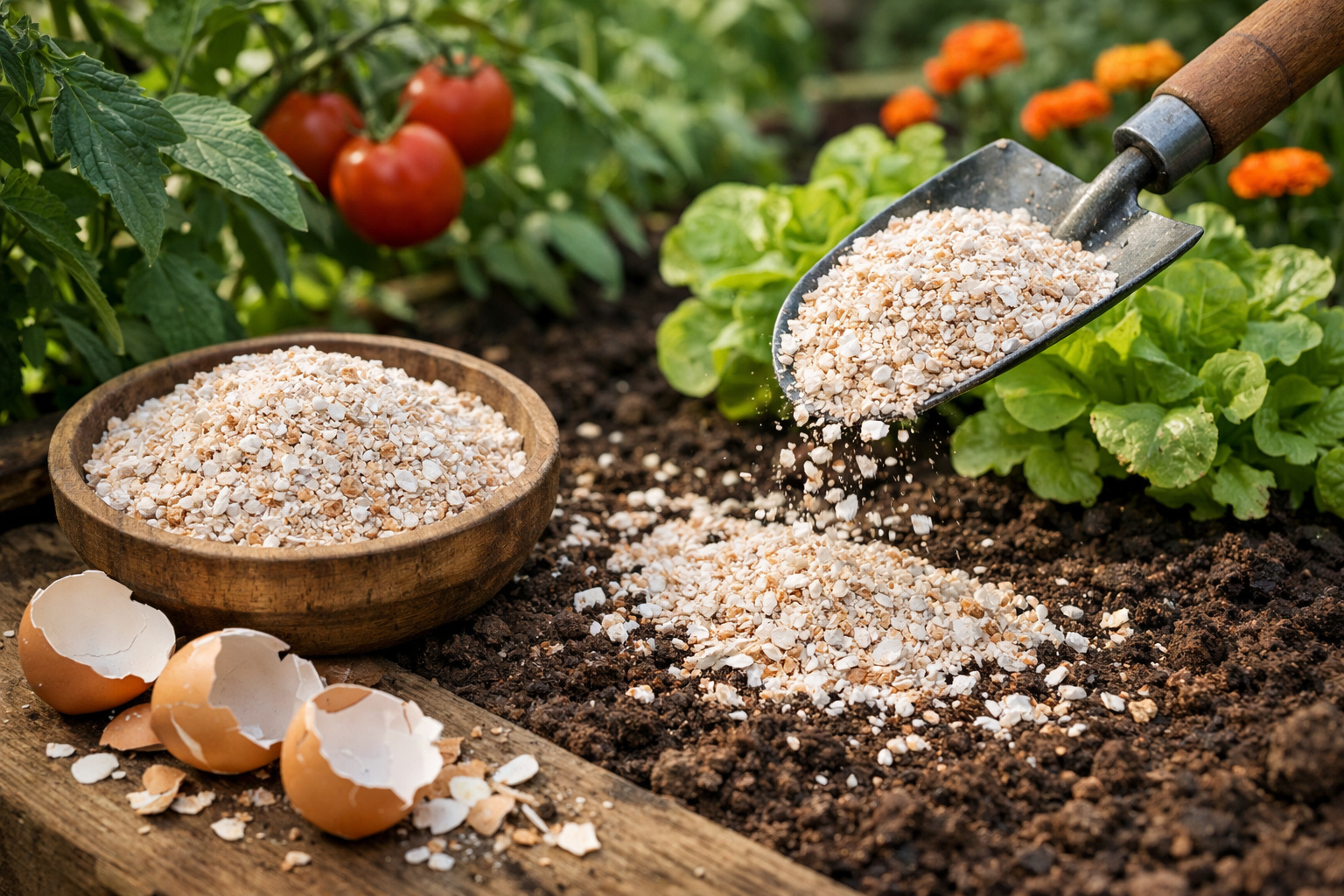 A casca de ovo que quase todo mundo joga fora é composta por cerca de 95% de carbonato de cálcio e pode ajudar a enriquecer o solo quando triturada, liberando nutrientes lentamente e sendo reaproveitada em hortas e jardins domésticos