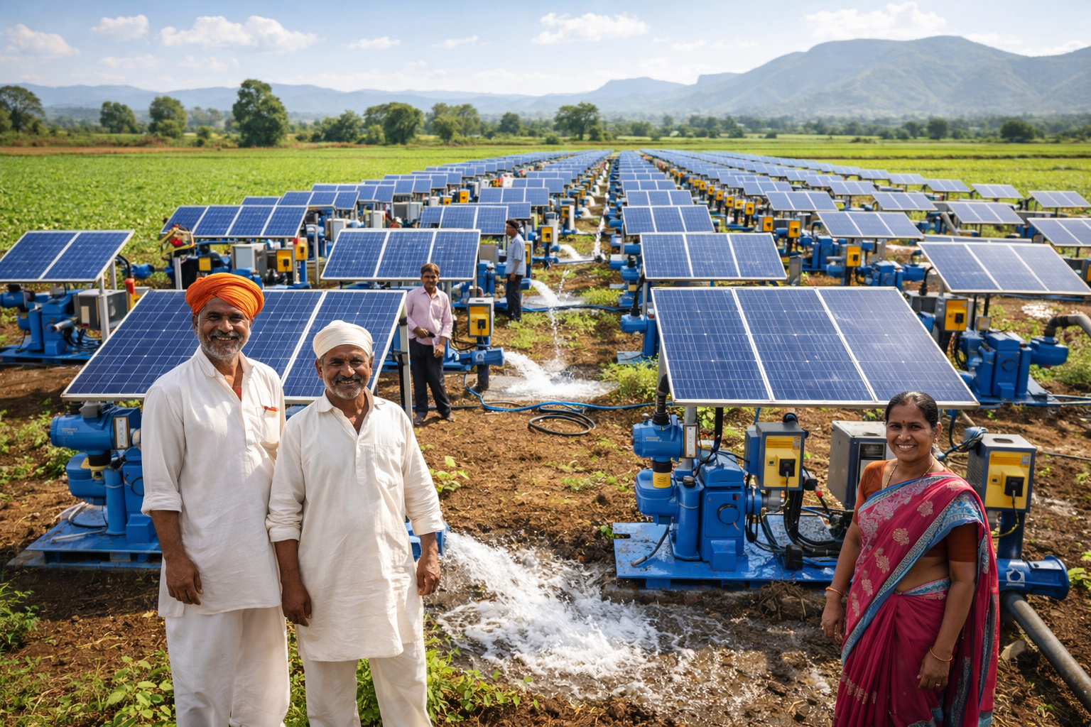Maharashtra entra para a história ao colocar 45.911 bombas solares agrícolas em funcionamento em apenas 30 dias e transformar a irrigação rural na Índia em uma operação recorde reconhecida pelo Guinness World Records