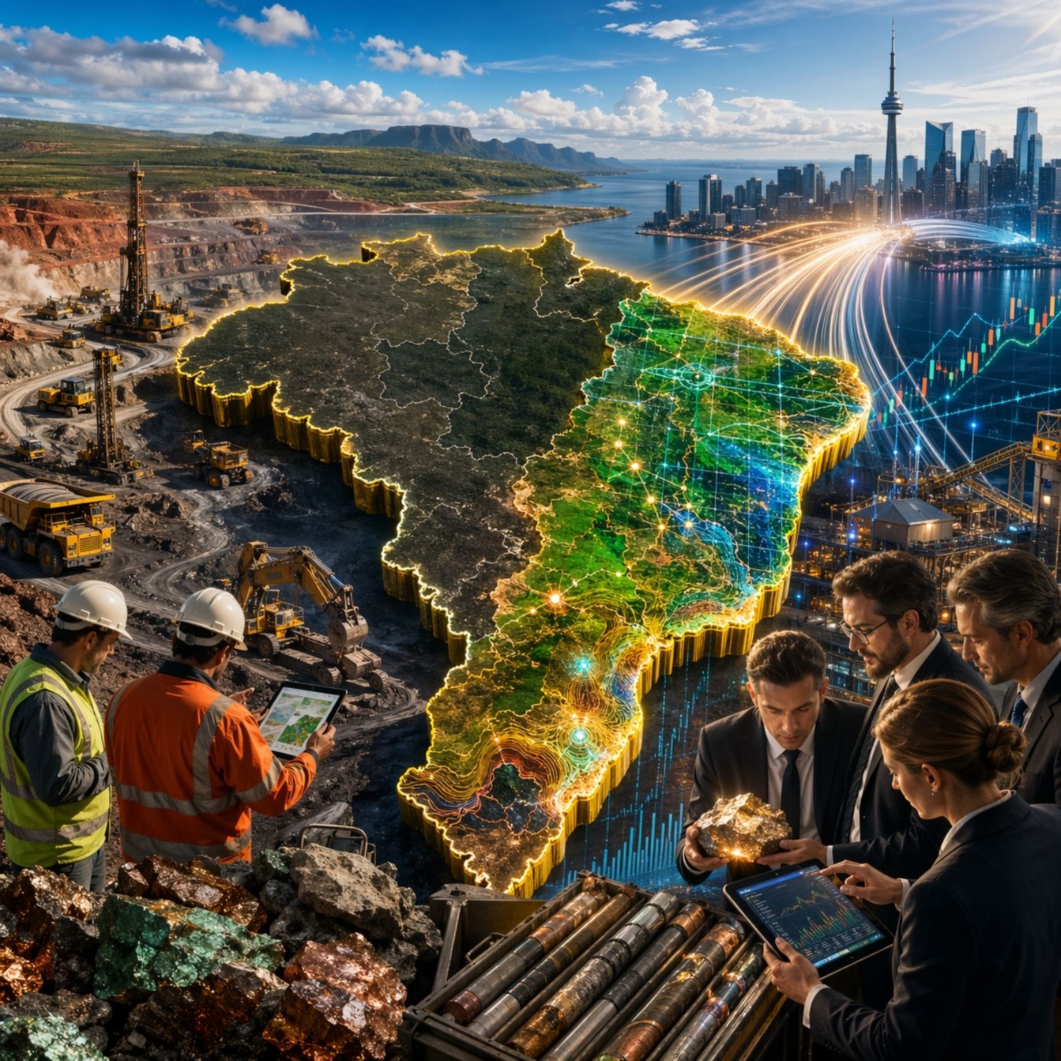 Brasil vira alvo dos investidores em mineração, mas só 27% do território está mapeado com precisão, enquanto 10 vezes mais mineradoras brasileiras buscam capital na Bolsa de Toronto