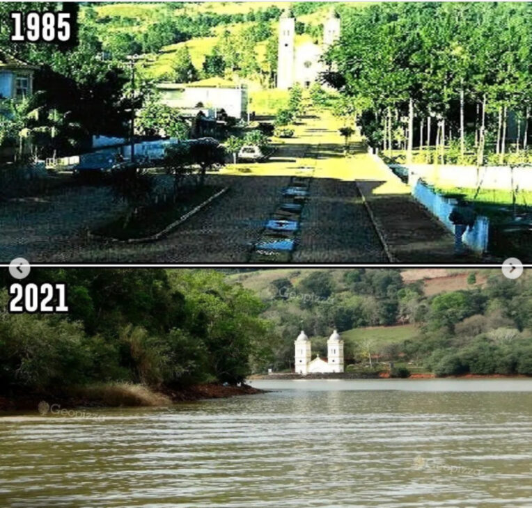 Cidade, Itá, Cidade submersa