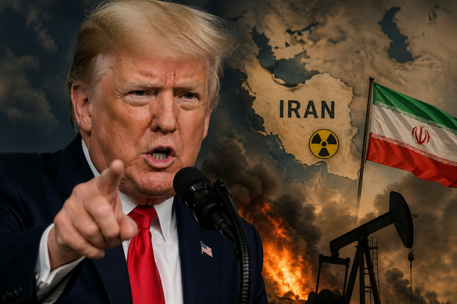 “Chega de ser bonzinho”, diz Donald Trump ao pressionar o Irã por acordo imediato, em meio a guerra prolongada, tensões globais e impacto direto no mercado internacional de petróleo
