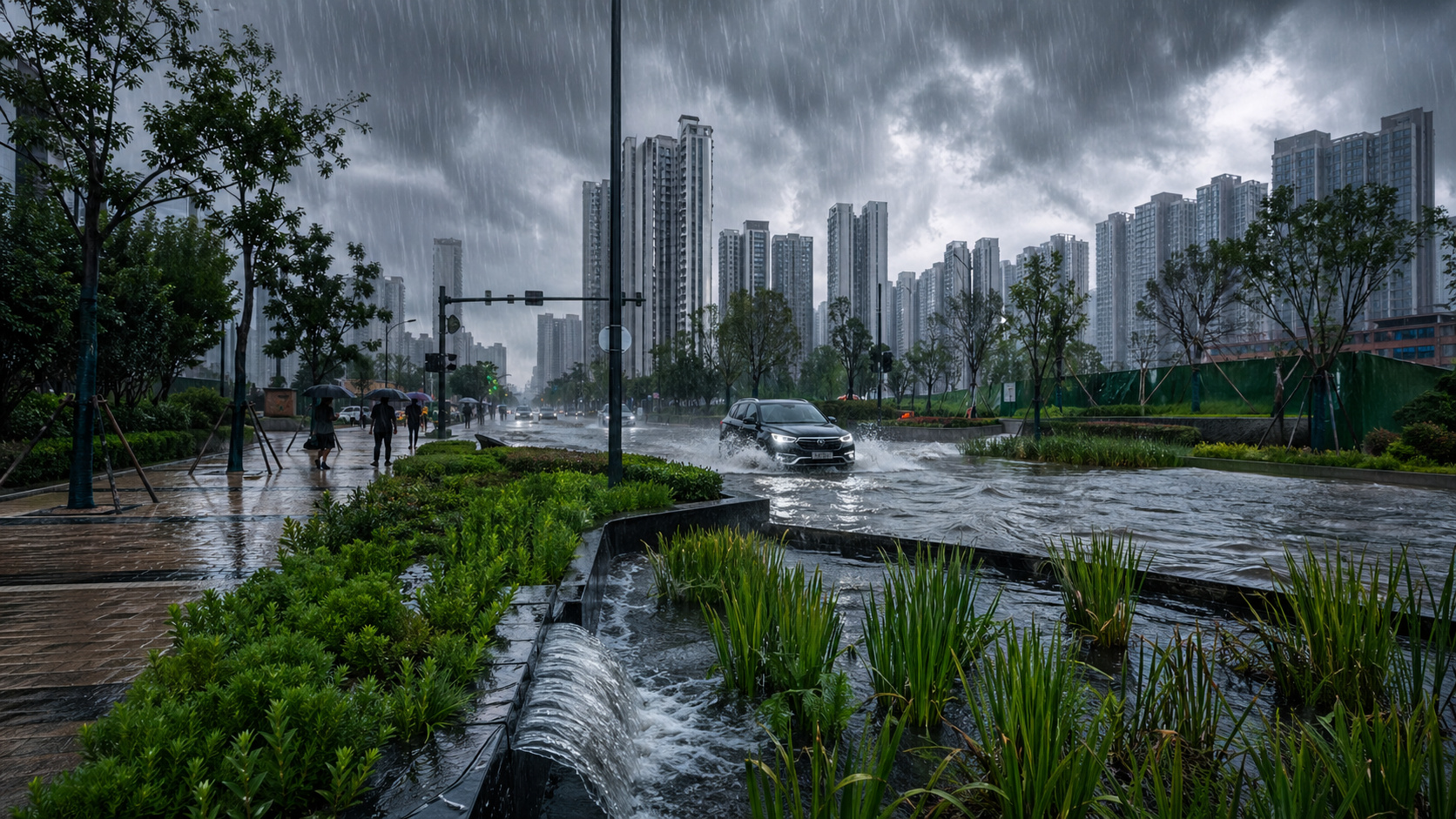 China apostou nas cidades esponja para vencer enchentes, mas chuvas extremas expõem falha