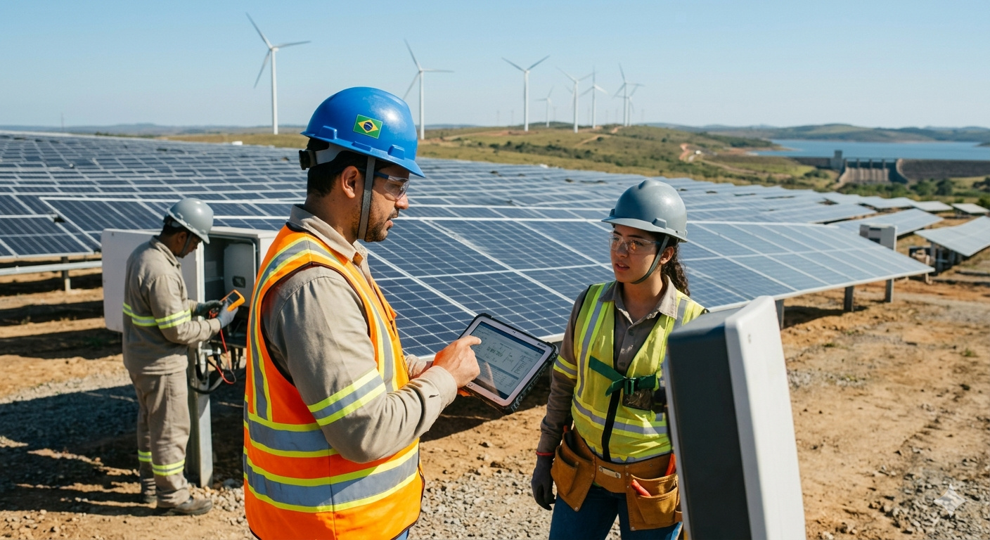 Com 74% das empresas enfrentando dificuldade para contratar, técnicos e engenheiros de energia renovável entram em escassez no Brasil e passam a ser essenciais para sustentar a expansão de projetos solares, eólicos e de hidrogênio verde