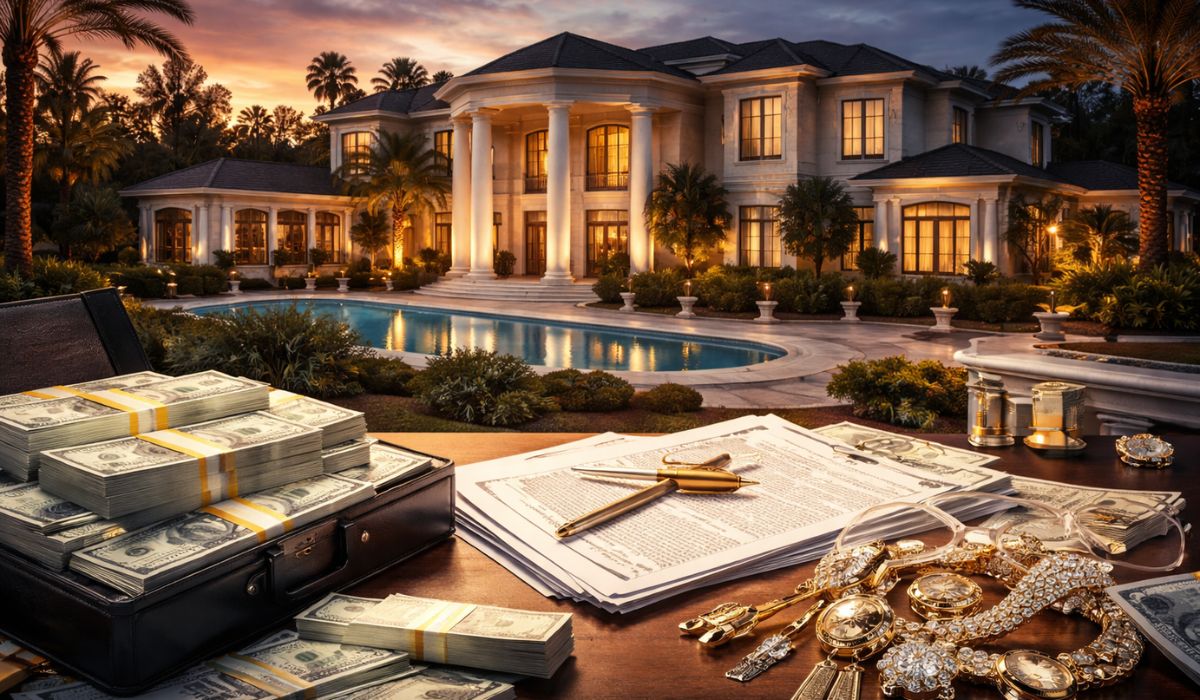 Herança de Gugu Liberato chegou a R$ 1,4 bilhão e inclui mansão em Orlando, imóveis de luxo, estúdios de TV e investimentos. (Imagem: Ilustrativa)