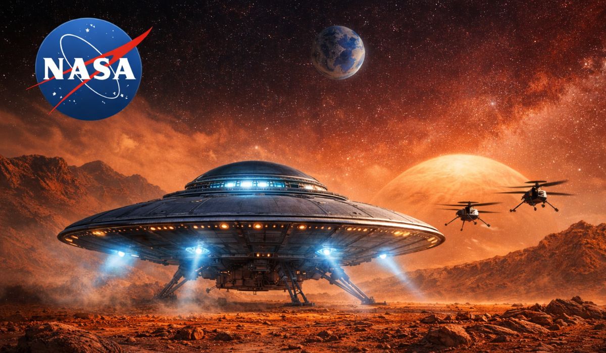 NASA anuncia o SR-1 Freedom, espaçonave nuclear rumo a Marte, com reator de fissão e helicópteros Skyfall em missão inédita. (Imagem: Ilustrativa)