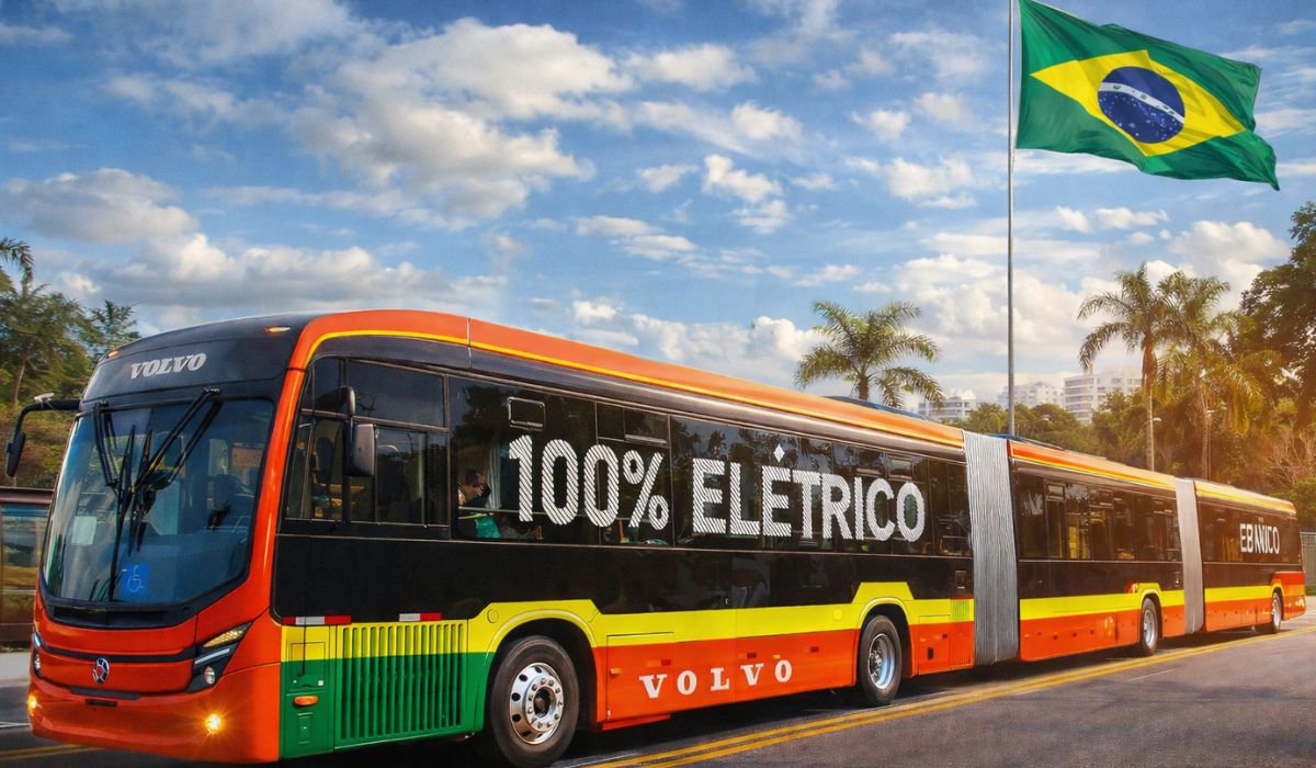 Goiânia estreia ônibus elétricos biarticulados no BRT e passa a operar alguns dos maiores veículos do tipo no transporte urbano. (Imagem: Ilustrativa)