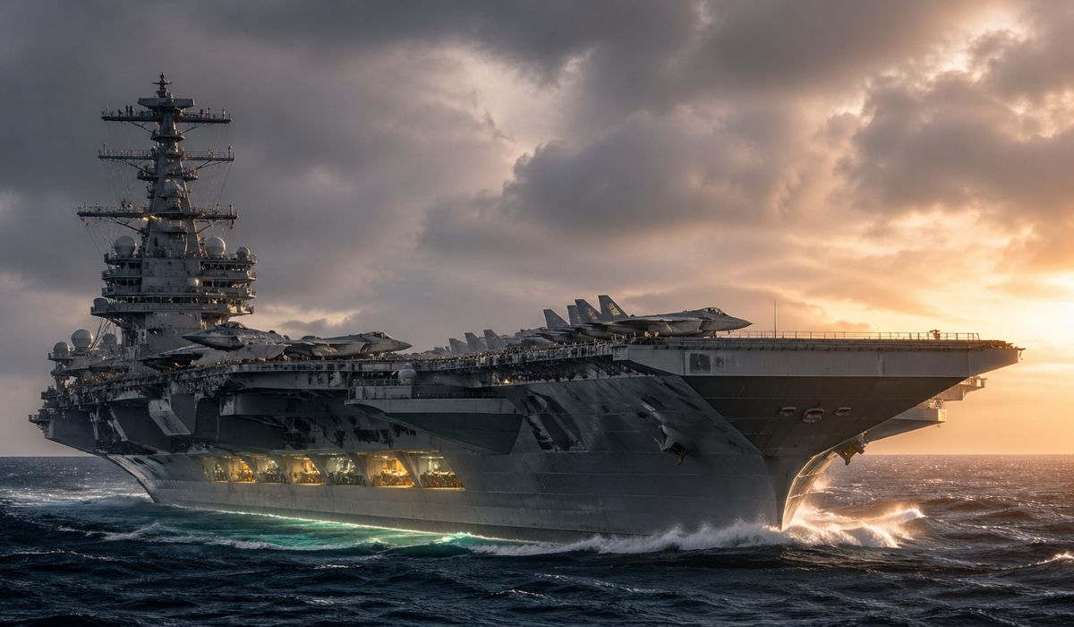 USS Gerald R. Ford: como reatores A1B e o EMALS transformam o porta-aviões nuclear em uma base energética militar no mar.