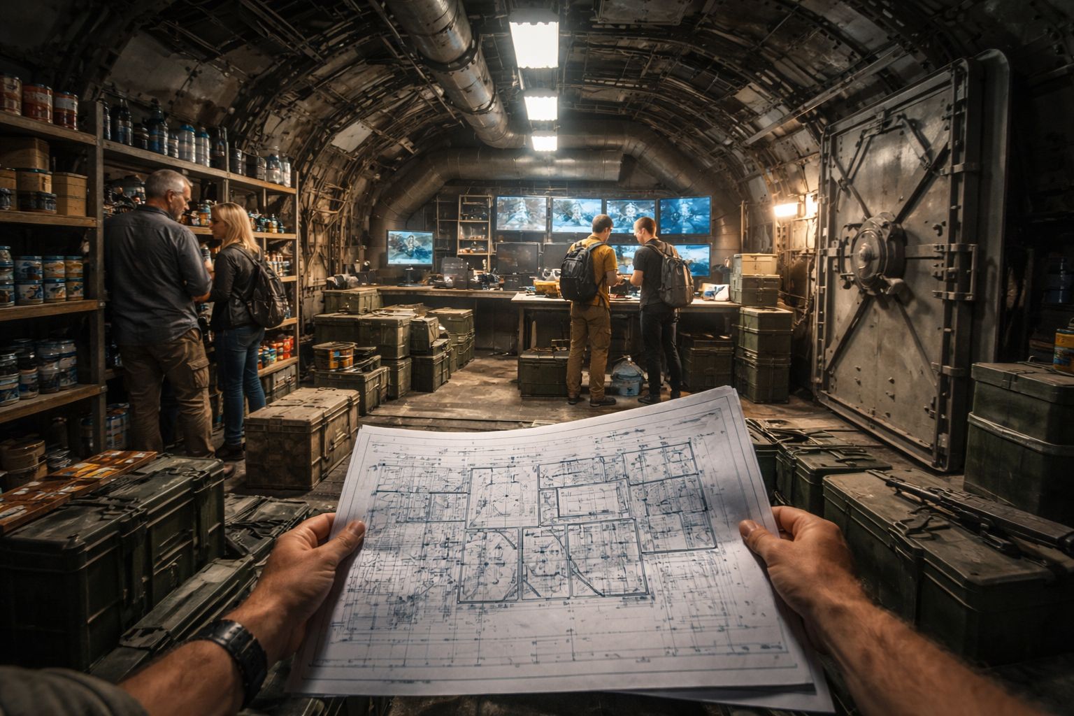 63% dos americanos acreditam que uma guerra mundial está próxima. Silos nucleares e bunkers são reformados para sobreviver ao pior cenário.