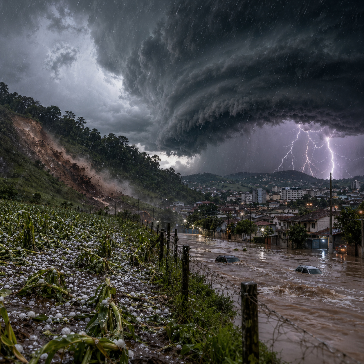 El Niño acende alerta no Sul com 80% de probabilidade entre julho e agosto e pode empurrar Paraná e Santa Catarina para uma primavera de temporais extremos, chuva muito acima da média, vendavais e granizo, em um cenário que ameaça repetir impactos bilionários do último evento climático na região