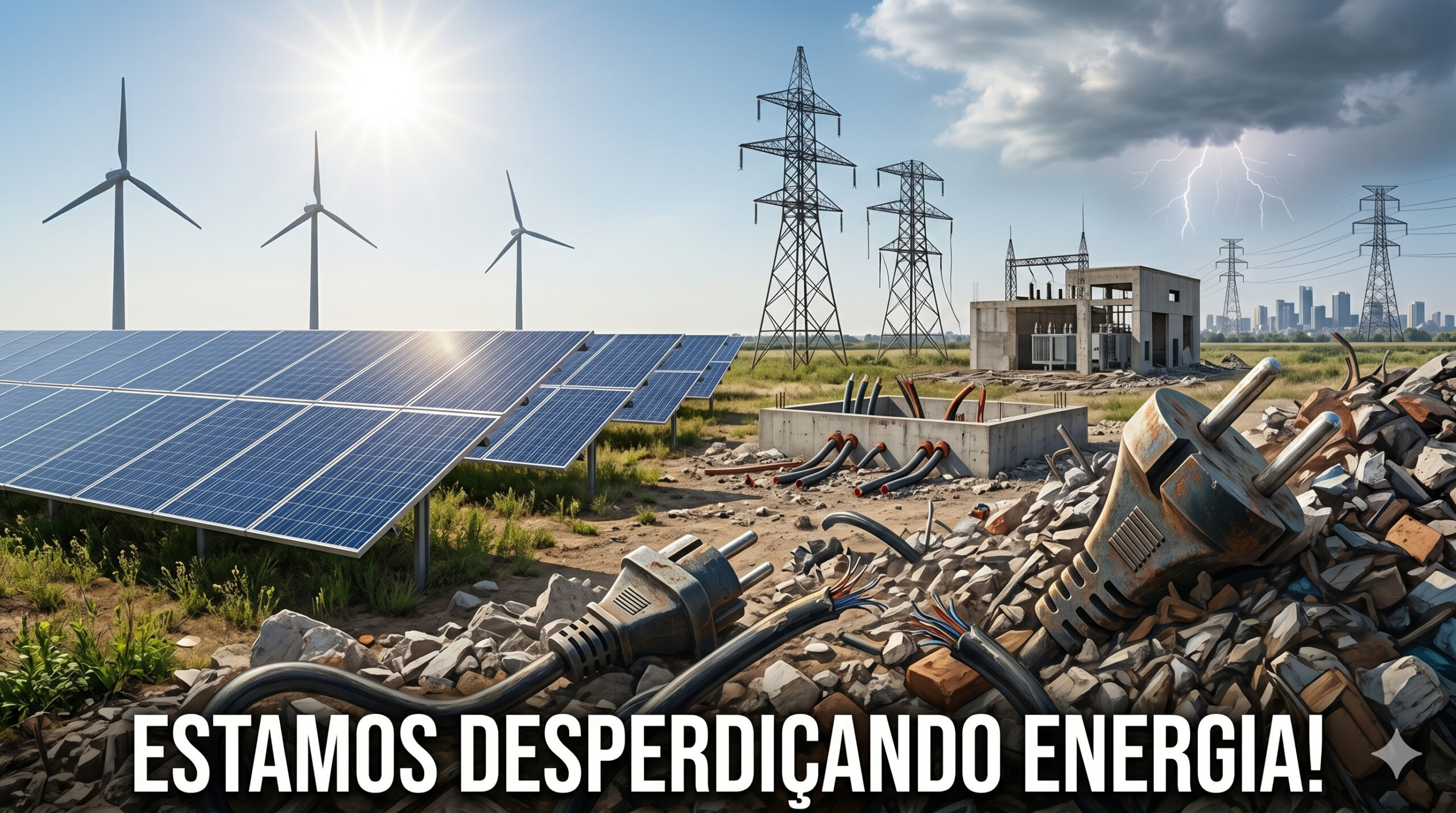 Energia solar e eólica estão sendo desligadas no Brasil por falta de rede enquanto empresas perdem até 25% da receita, cortam empregos e suspendem investimentos, expondo um gargalo que transforma energia limpa disponível em desperdício em larga escala