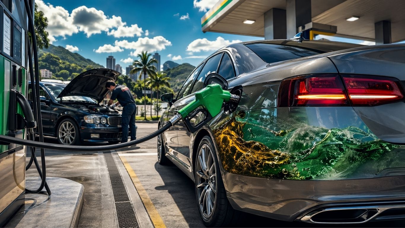 Gasolina com 32% de etanol reacende debate sobre carros premium importados, mas especialista diz que modelos de 2015 em diante devem corrigir a mistura sem grandes danos