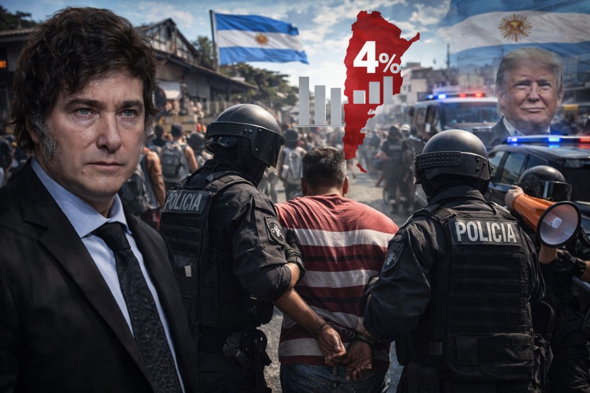 Milei lança operações policiais contra imigrantes na Argentina, mas só 4% estavam irregulares. Críticos comparam com Trump. Entenda os dados e a polêmica.