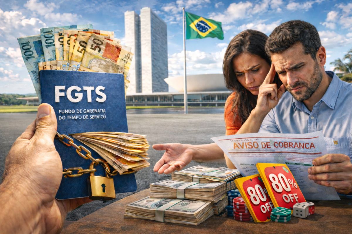 Governo quer liberar FGTS para quitar dívidas e prepara pacote de crédito com garantia da União, descontos de até 80% e possível trava para bets, diz Durigan; anúncio pode ainda sair