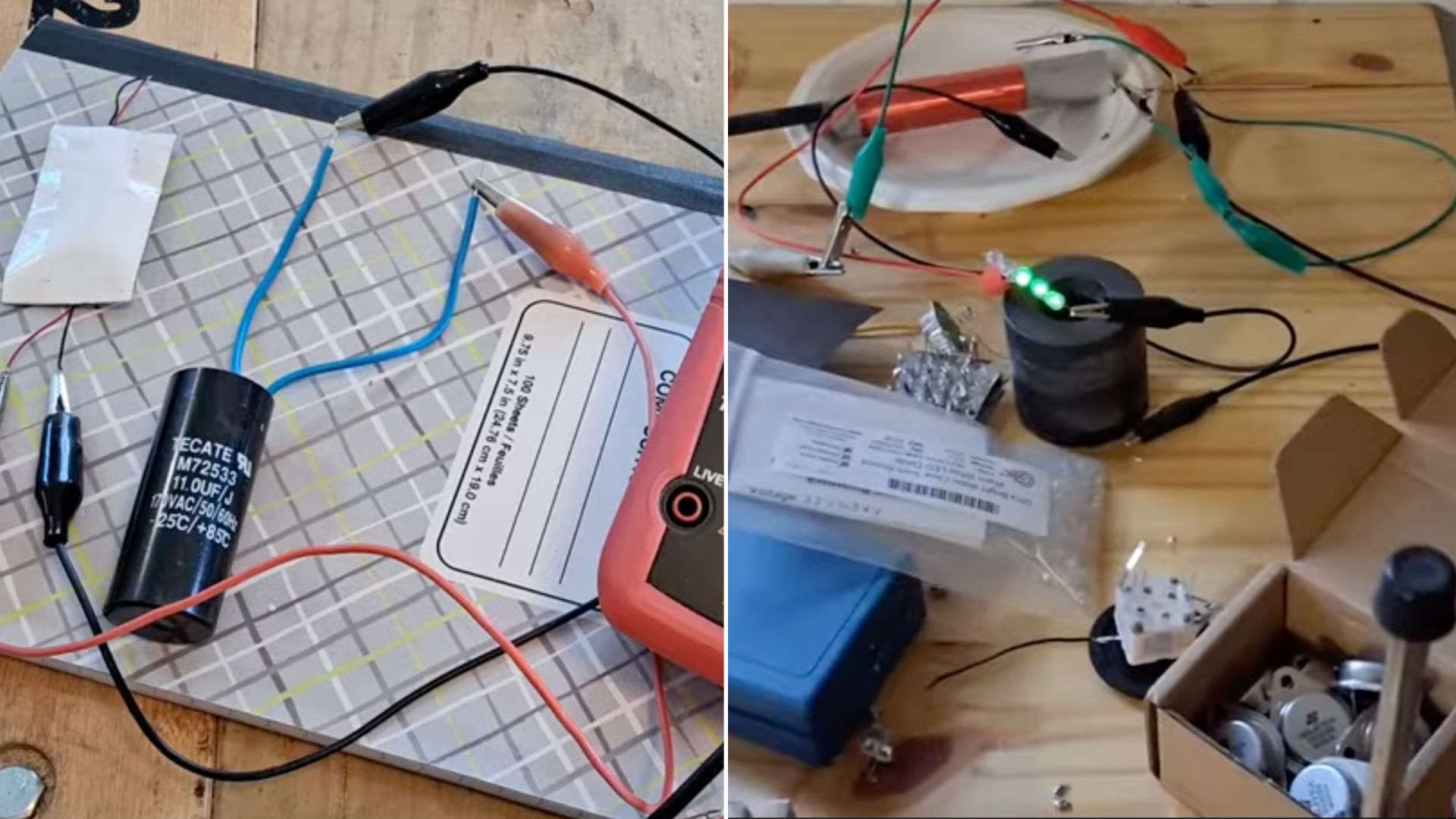 Bateria nuclear caseira com trítio acumulou 2,9 volts durante a noite em experimento simples e sem energia externa.