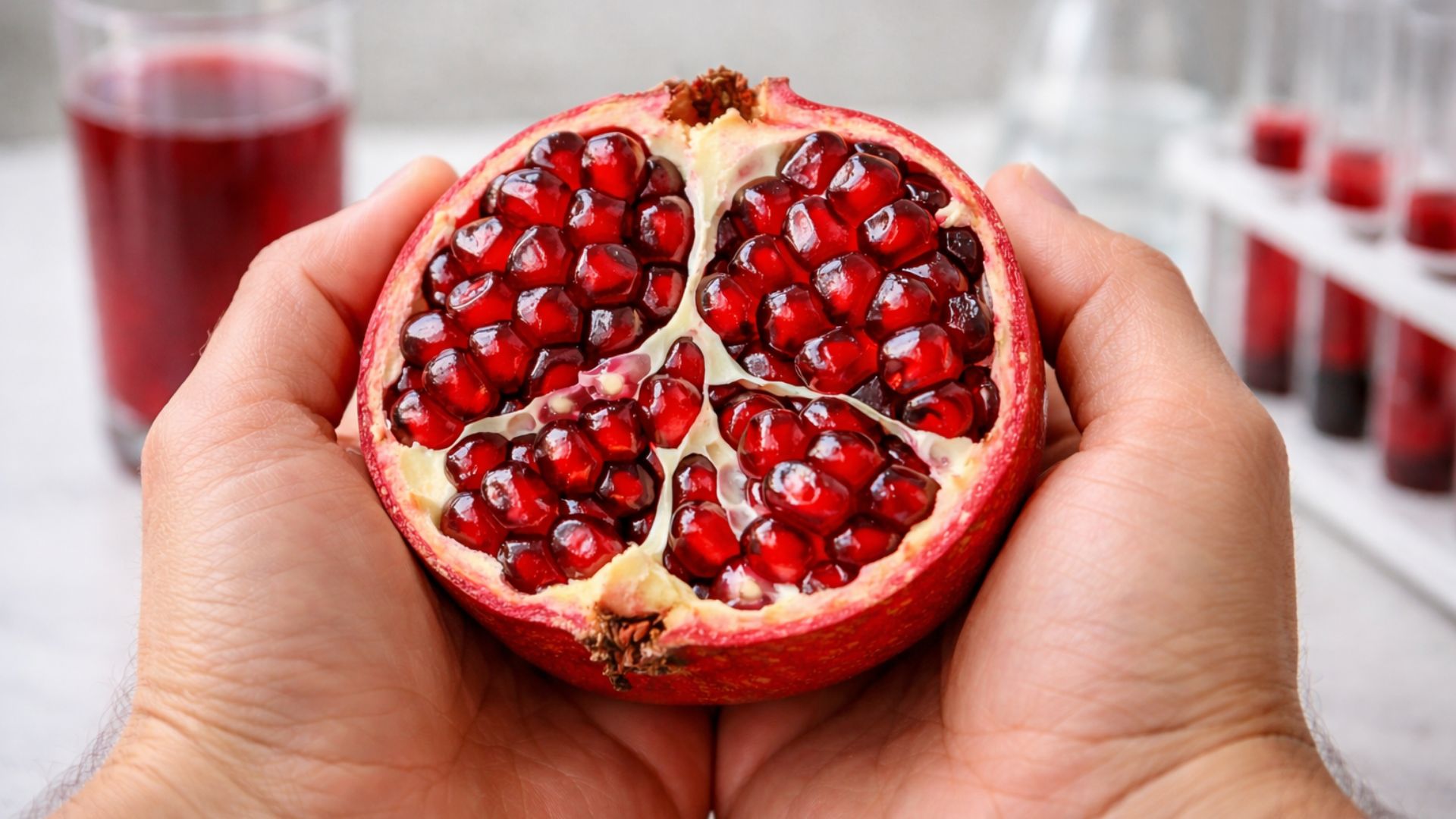 Romã ganha destaque em estudos por compostos antioxidantes que podem influenciar memória e pressão arterial em resultados ainda específicos.