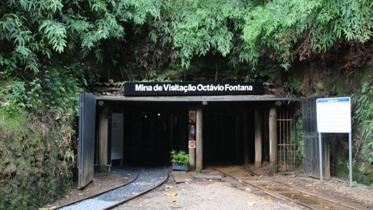 Conheça a única mina de carvão visitável da América Latina, em Criciúma, com passeio subterrâneo e locomotiva histórica.