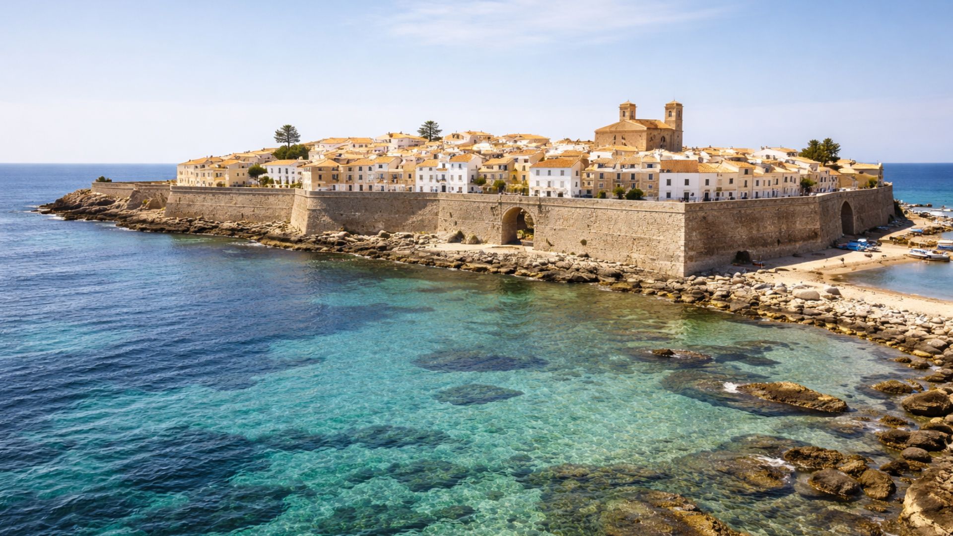Ilha de Tabarca encanta com vila murada histórica, águas cristalinas e reserva marinha preservada a menos de 1 hora de Alicante.