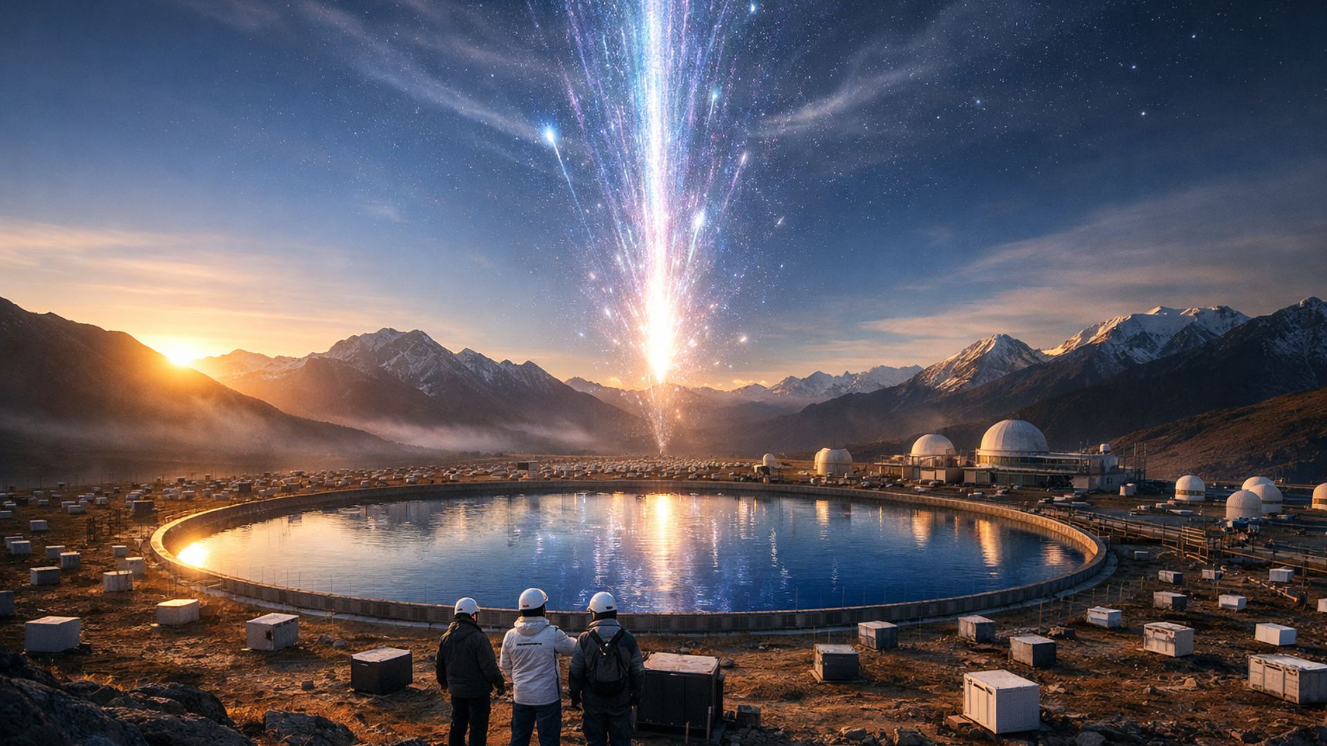 Conheça o LHAASO, observatório na China que investiga raios cósmicos, raios gama e partículas de energia extrema no Universo.