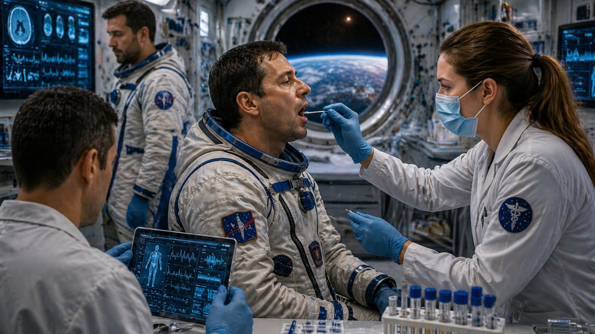 Astronautas reativam vírus latentes no espaço, levantando alerta sobre riscos à saúde em missões longas como viagens a Marte.