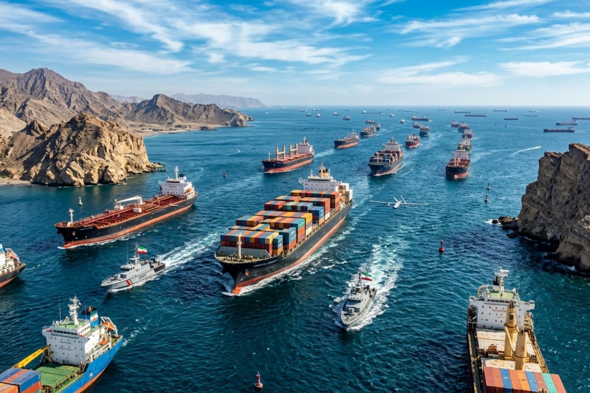 Irã autoriza passagem de navios com bens essenciais no Estreito de Ormuz, exige coordenação e protocolos; ONU adia resolução para reabrir rota do petróleo