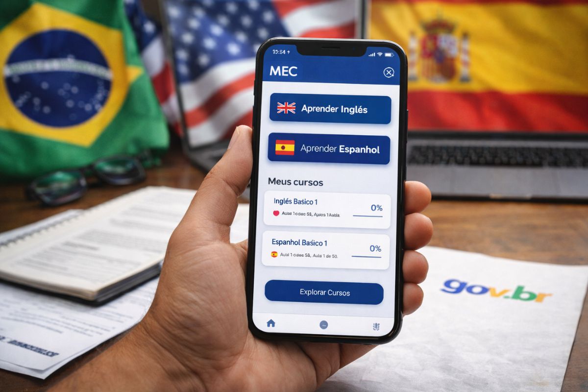 MEC Idiomas: como funciona o novo app gratuito para aprender inglês e espanhol