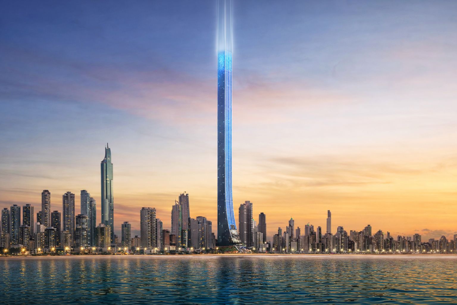 O Senna Tower em Balneário Camboriú terá apartamentos de R$ 30 a 60 milhões, elevador para carros e previsão de dobrar de valor até ficar pronto.