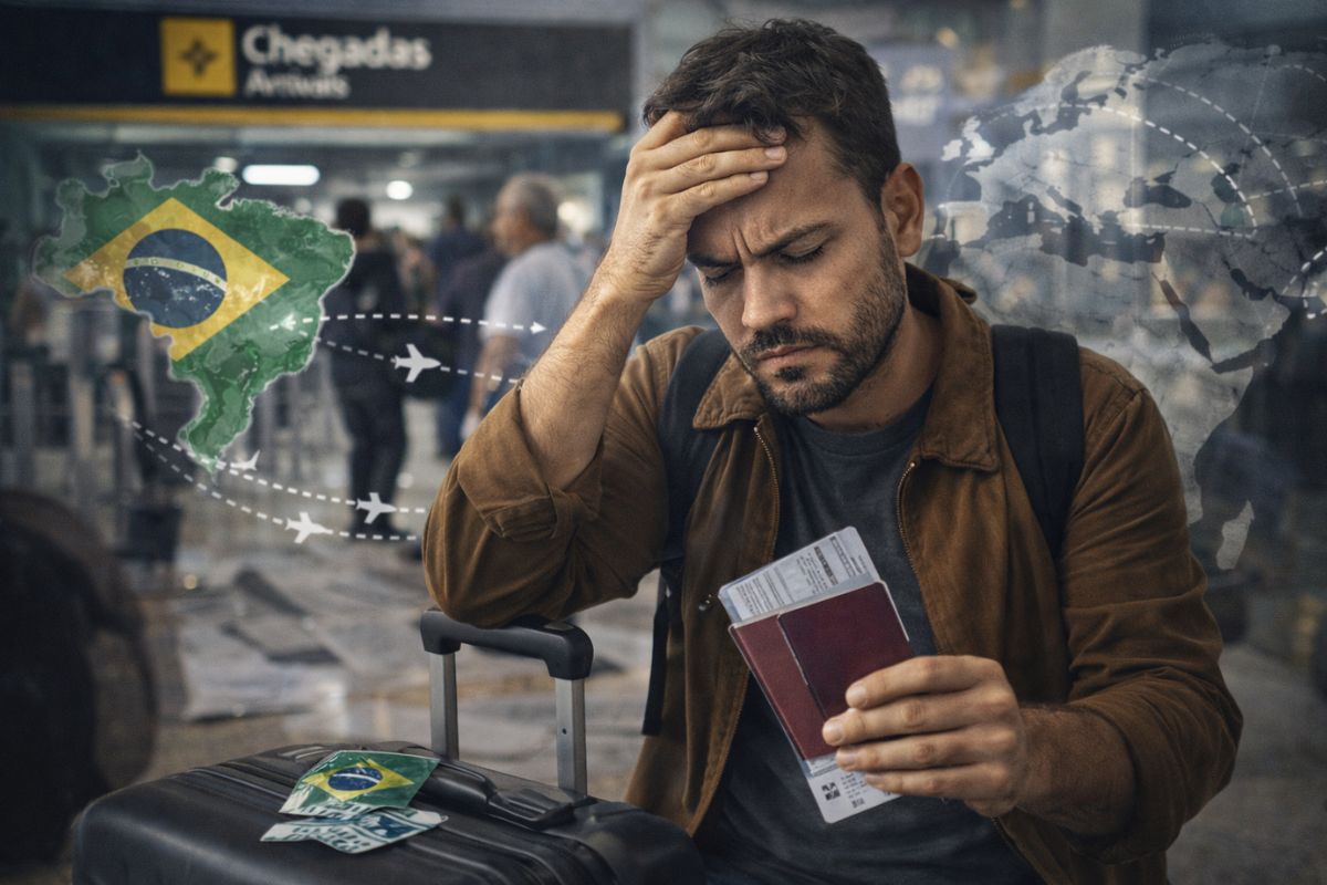 Brasileiros que voltam do exterior enfrentam a síndrome do retorno, um fenômeno com base científica. Deportações dos EUA cresceram 69,8% em 2025, e 4,99 milhões de brasileiros vivem fora do país. Entenda a curva em U da readaptação e o que a ciência descobriu.