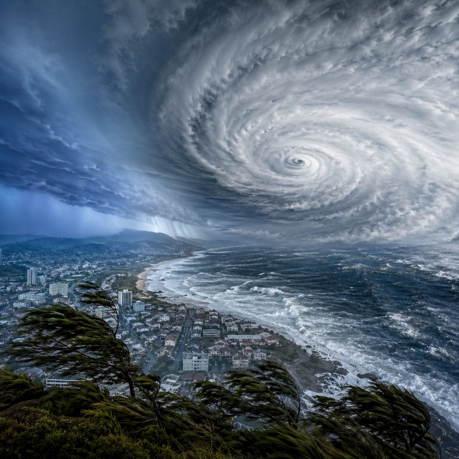 Metsul alerta para ciclone extratropical intenso no Atlântico Sul com chuva, ventos acima de 100 kmh e avanço de massa de ar frio sobre o Sul do Brasil, derrubando temperaturas para até 5°C