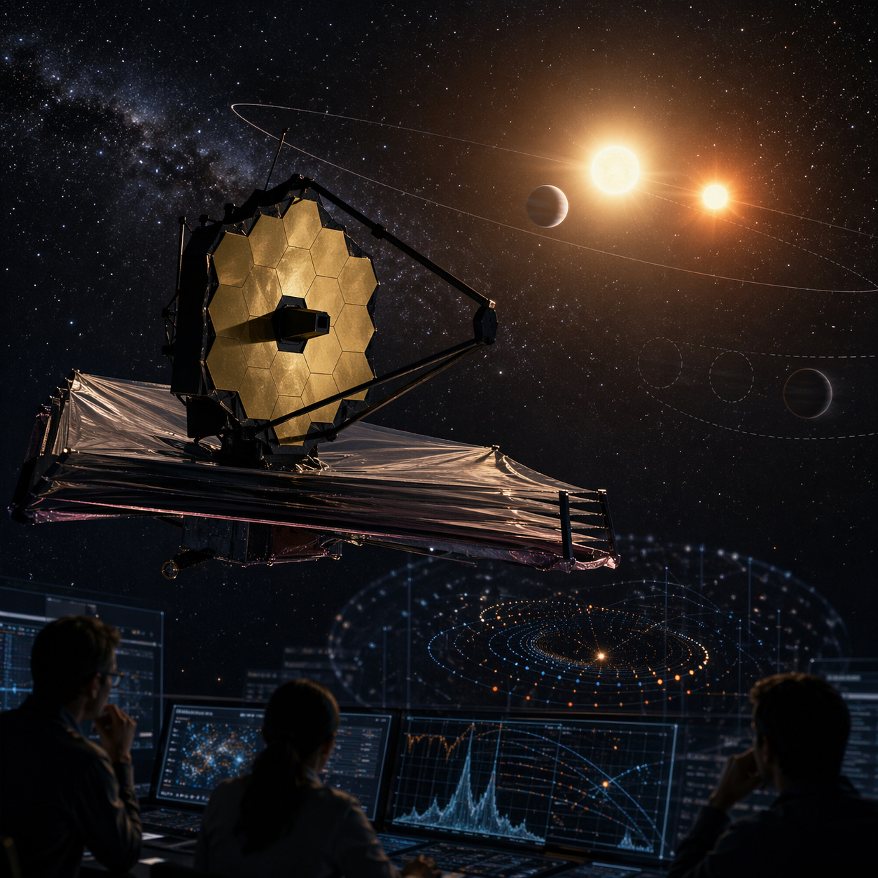 James Webb finalmente olha para Alpha Centauri, encontra um possível planeta do tamanho de Saturno a 4 anos-luz da Terra, perde o sinal nas duas observações seguintes e leva astrônomos a rodarem 1 milhão de simulações para explicar o sumiço