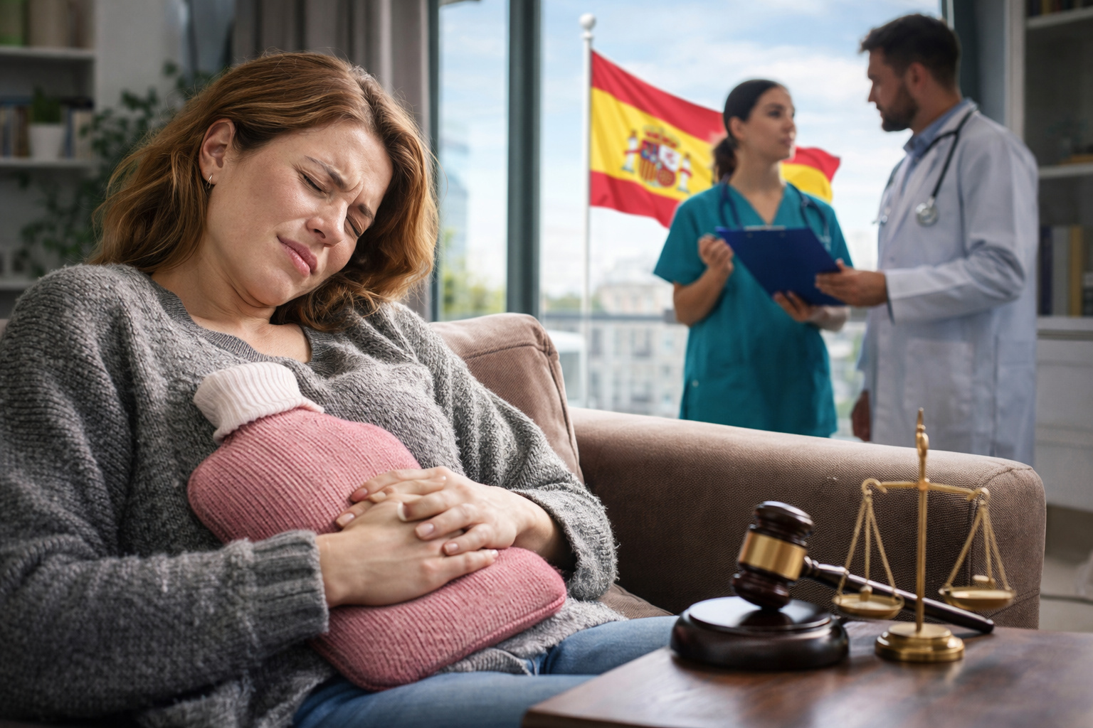 Na Espanha, lei criou licença menstrual remunerada paga pelo Estado, transforma cólicas incapacitantes em afastamento legal e coloca o país entre os mais avançados da Europa em direitos ligados à saúde feminina