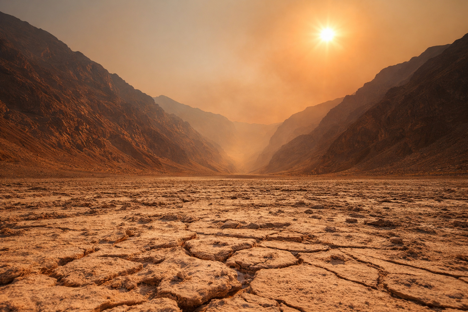 Nos Estados Unidos, um vale 86 metros abaixo do nível do mar já alcançou 56,7°C e continua sendo o lugar com a maior temperatura do ar já registrada na Terra, resultado direto de um relevo que aprisiona calor entre montanhas altas em pleno deserto