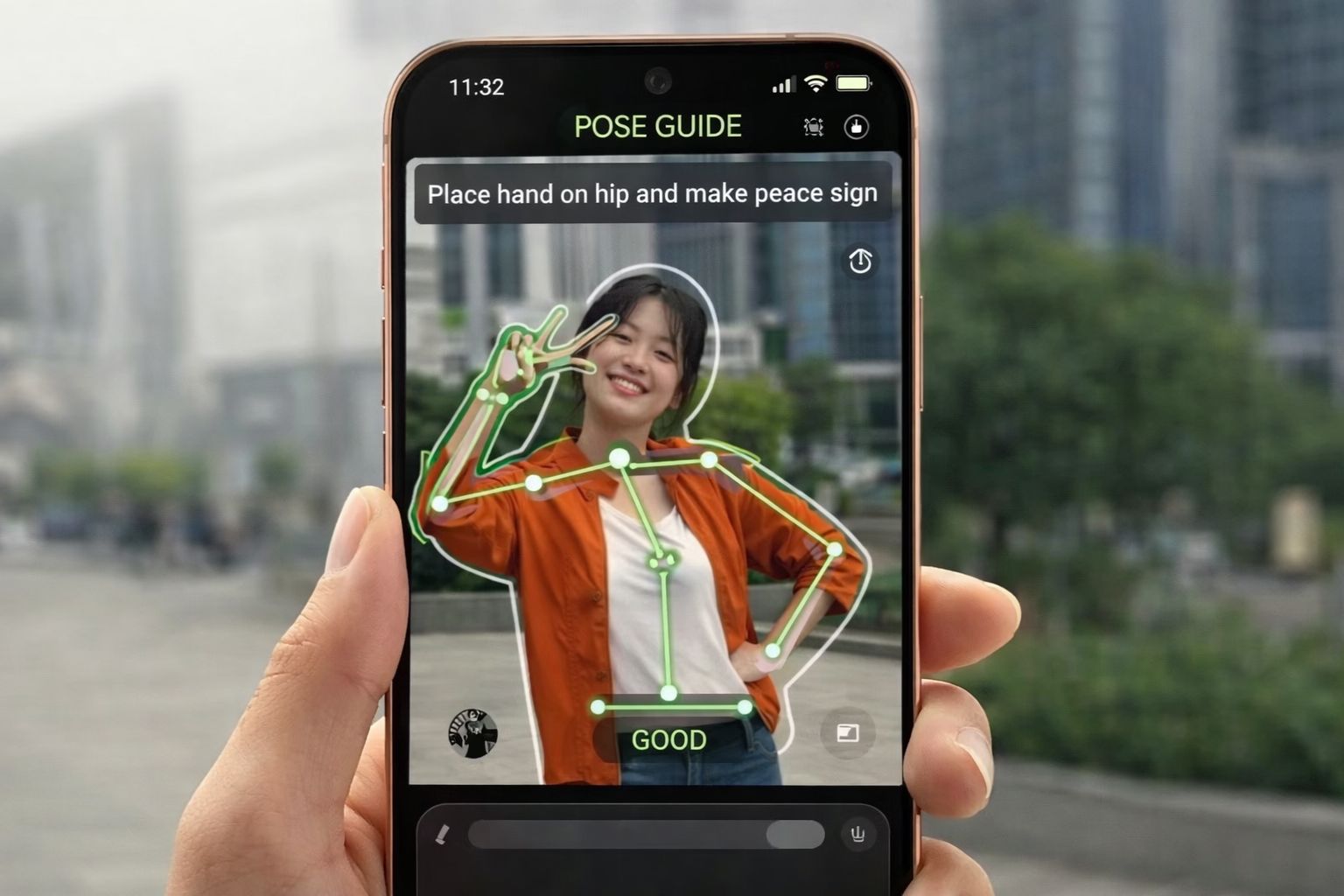 A Huawei lança celular com câmera que sugere poses em tempo real usando inteligência artificial. O sistema vira diretor de retratos no bolso.